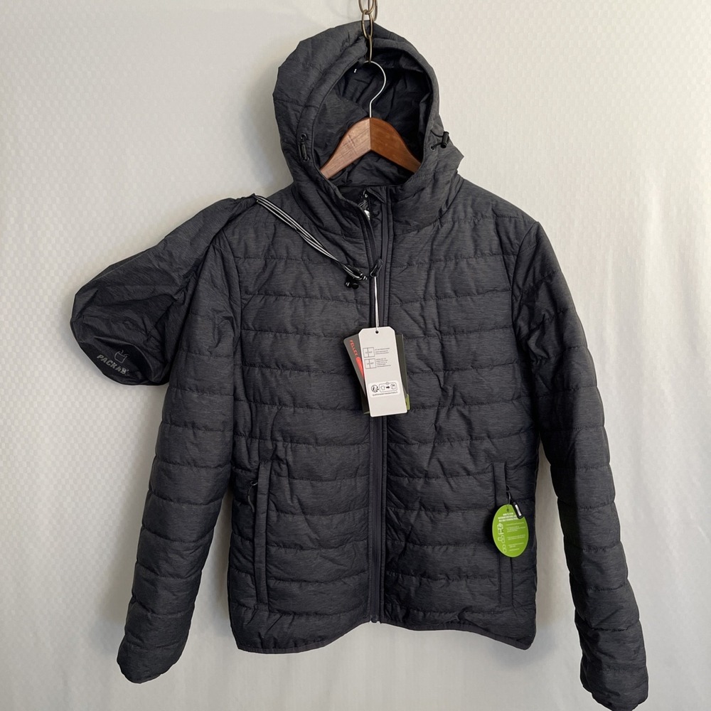 NWT Outdoor Ventures Women's Jacket‎ Med Soft Shell Charcoal/Gray Insulated